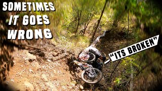 This ride resulted in a BROKEN Collarbone