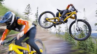 Pushing my YT Capra MX to the limit at Trestle...