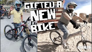 SNOW VALLEY GROM GETS GIFTED A NEW MTB