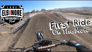 FIRST RIDE ON THE MOTO (Track Day) Lake...