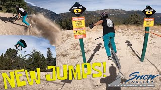 TOP 2 BOTTOM NEW JUMP LINE! Snow Valley Mtb Park