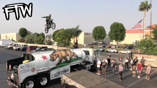 COLBY RAHA JUMPS GAS TRUCK