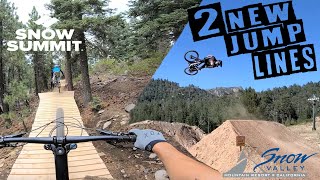 2 NEW SOCAL MTB JUMP LINES! Snow Summit &...