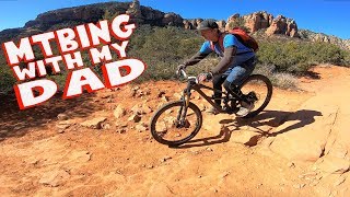 MY DAD IS 79 AND STILL MOUNTAINBIKING