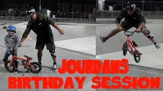 JOURDANS SHREDS WITH TWIN SONS ON HIS BIRTHDAY