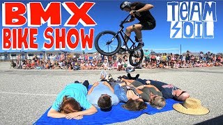 DOING A BMX SHOW FOR A FALLEN RIDER! Team Soil Bmx