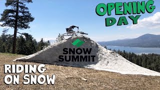 SNOPENING DAY! Snow Summit Bike Park 2019