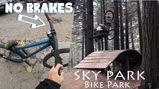 MOUNTAINBIKING WITH NO BRAKES! Skypark Bike Park