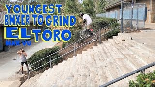 15 YR OLD BMXER CRANK ARM GRIND EL TORO! MAX VU