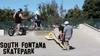 BMX & WHEELCHAIRS! South Fontana Skatepark