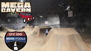 BMX DIRT JUMPS IN A CAVE! WOOK FOOLS Ep. 2