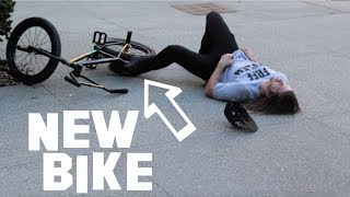 BREAKING MY NEW BIKE IN
