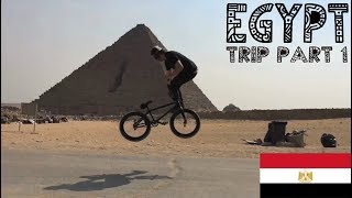 RIDING BIKES AT THE GREAT PYRAMIDS