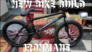 BUILDING UP MY CUSTOM IRONMANE SIGNATURE BMX BIKE