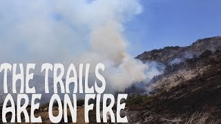 THE BIKE JUMPS ARE ON FIRE!