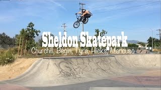 SHELDON SKATEPARK W/ BEGIN, TYRA, CHURCHILL,...