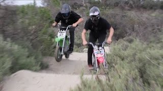 ELECTRIC DIRTBIKE RACE ON BMX JUMPS | RAZOR SX500