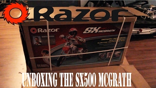 UNBOXING NEW RAZOR SX500 MCGRATH ELECTRIC DIRTBIKE