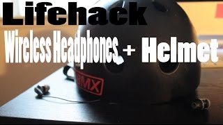 LIFEHACK DIY WIRELESS HELMET HEADPHONES