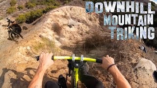 DOWNHILL MOUNTAIN TRIKING | FREERIDING A DRIFT...