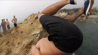 WOULD YOU BACKFLIP OFF THIS CLIFF?!
