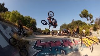 VAN DIEGO: RIDING BMX IN SD ! OB SKATEPARK,...