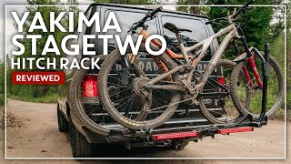 Yakima StageTwo Bike Rack Review #bikerack...