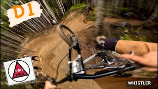 D1 Re Shaped | Pro Line trail | WHISTLER Bike Park