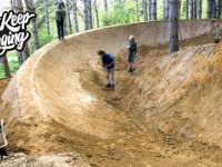 Twisted Trail Build 2024 - shaping dirt in the...