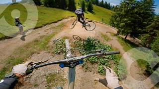 Piste AIRLINES au bike park Les Gets ! ️ Sur...
