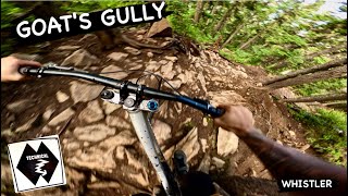 GOAT'S GULLY | Double Black trail | WHISTLER...