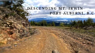DESCENDING MOUNT IRWIN!  |  Gravel Biking...