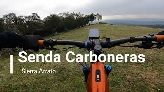 Senda Carboneras, grabando un poco ántes de...