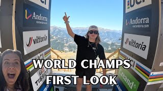 WORLD CHAMPS TRACK WALK AND PIT BITS