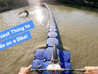 WET N WILD LAKE RIDE ON A MTB - MALVERNS...