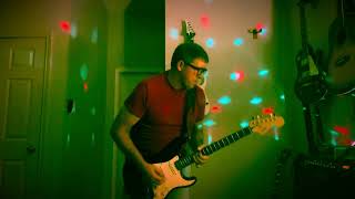 Enjoying Playing My Fender guitar making up...