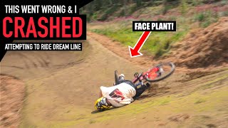 I CRASHED HARD ATTEMPTING TO RIDE THE MTB...