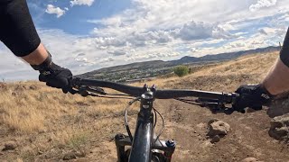 Cretaceous Trail - green flow at South Table -...