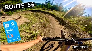 ROUTE 66 | Blue trail | SUN PEAKS Bike Park