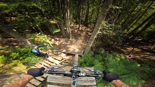 A drop like this on a sanctioned trail?...