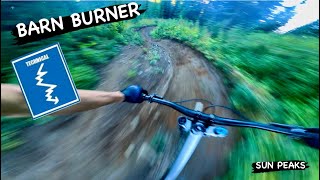 BARN BURNER | Blue trail | SUN PEAKS Bike Park