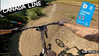 CANADA LINE | Blue trail | SUN PEAKS Bike Park