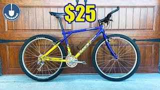 $25 DOLLAR Bike - Restoring a Thrifted 1995 GT...