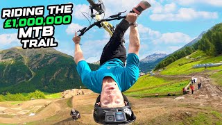 RIDING THE NEW £1,000,000 MTB TRAIL FOR THE...