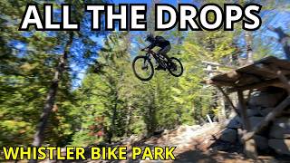 ALL The Drops Of The Fitz Zone- Whistler Bike Park