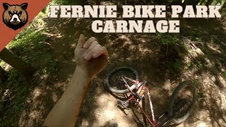 Fernie Bike Park Carnage Part 1