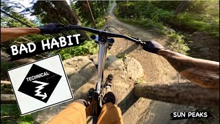 BAD HABIT | Single Black trail | SUN PEAKS...