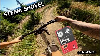 STEAM SHOVEL | Double Black trail | SUN PEAKS...