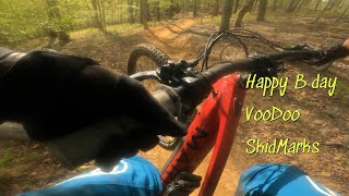 Happy birthday, voodoo, skidmarks