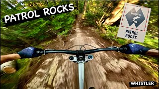 PATROL ROCKS | Double Black trail | WHISTLER...